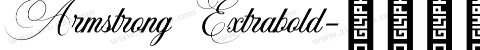 Armstrong Extrabold字体转换
